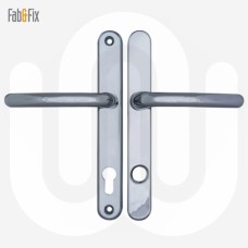 Simplefit by Fab & Fix Berwick High Security Inline Lever/Lever 92PZ/92PZ Door Handle - Medium Cover (243BP/211CRS)
